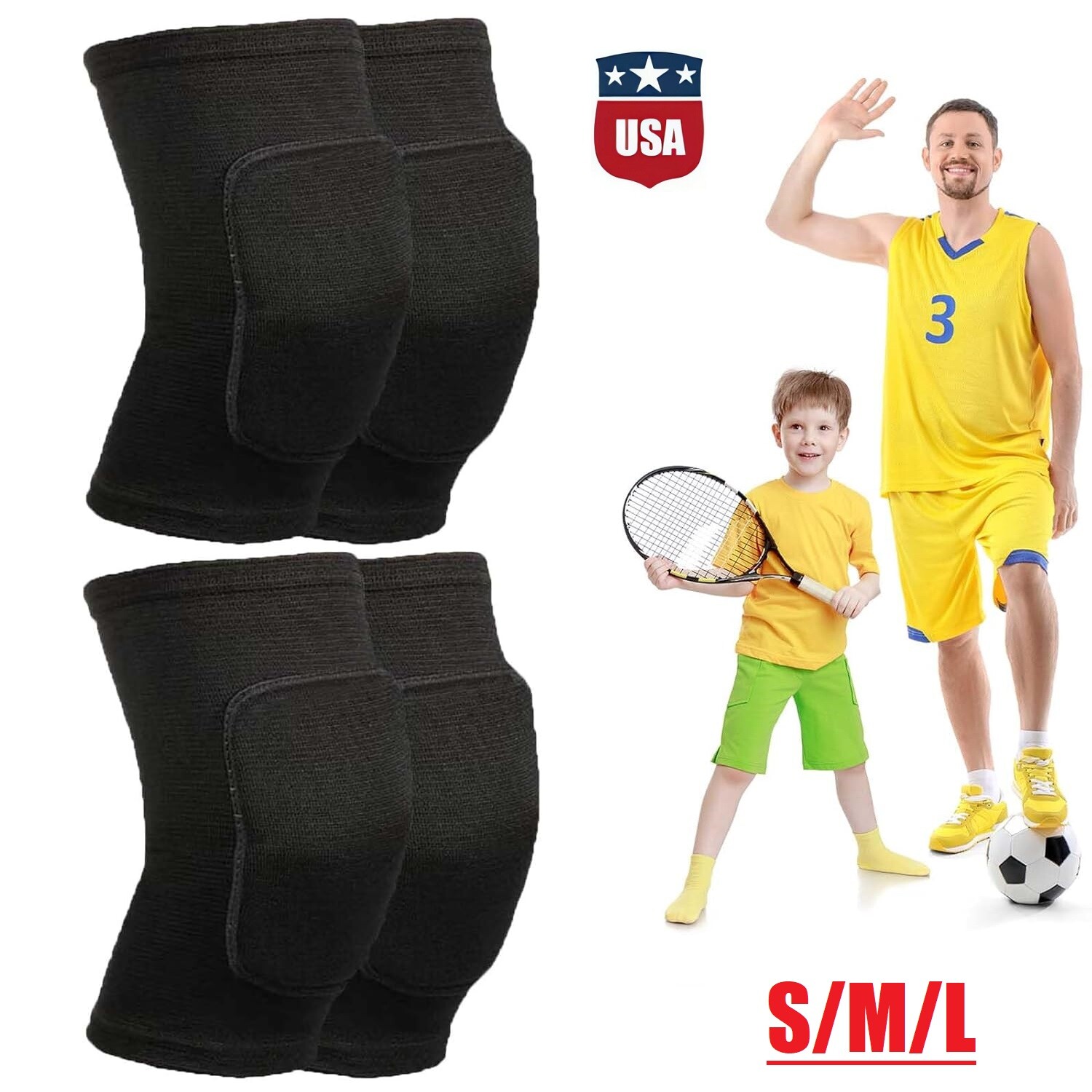 Professional Knee Pads Leg Protector For Sport Work Flooring Construction USA