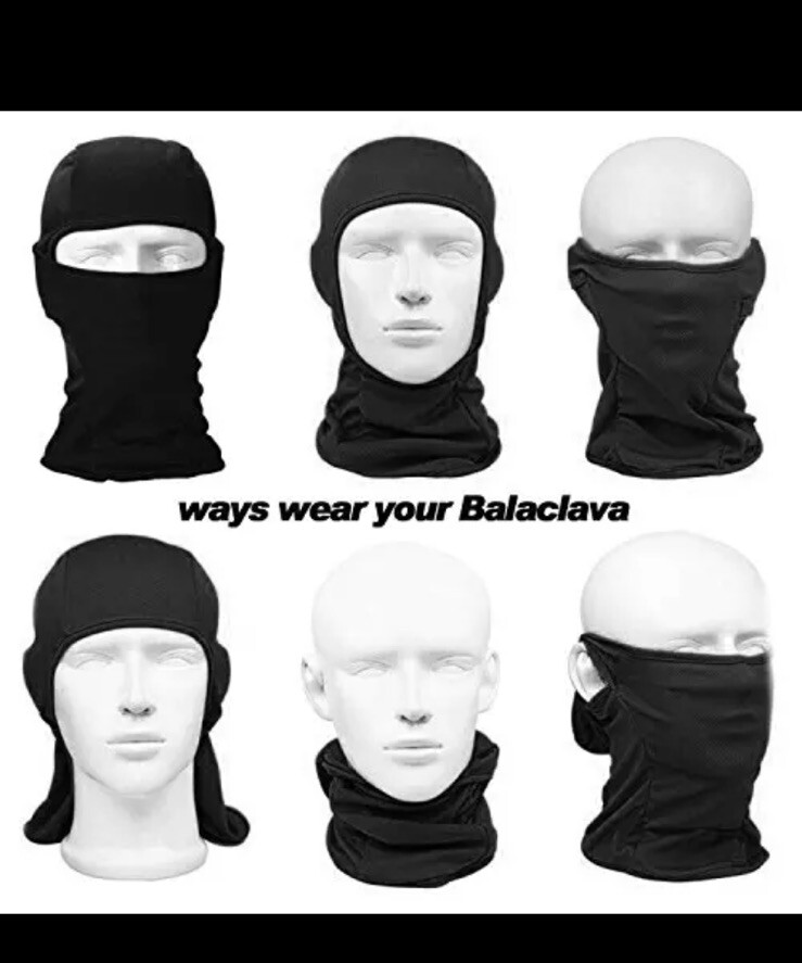 QINGLONGLIN Balaclava - Windproof Mask Adjustable Face Head Warmer for Skiing...
