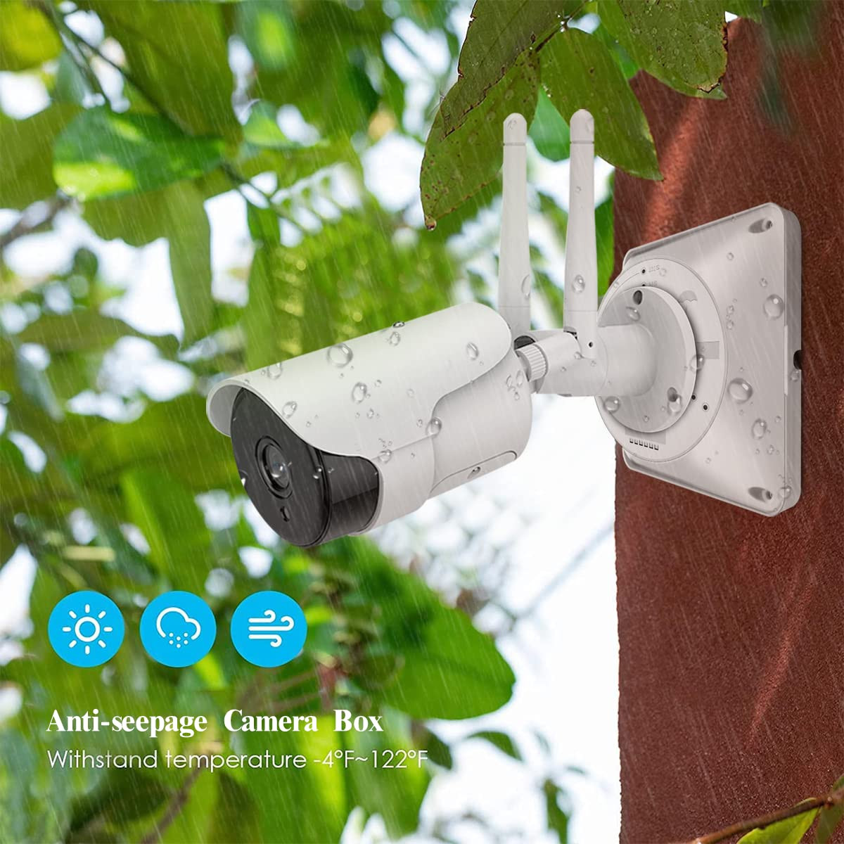 Universal CCTV Camera Junction Box Waterproof ABS Mount for Cable Management