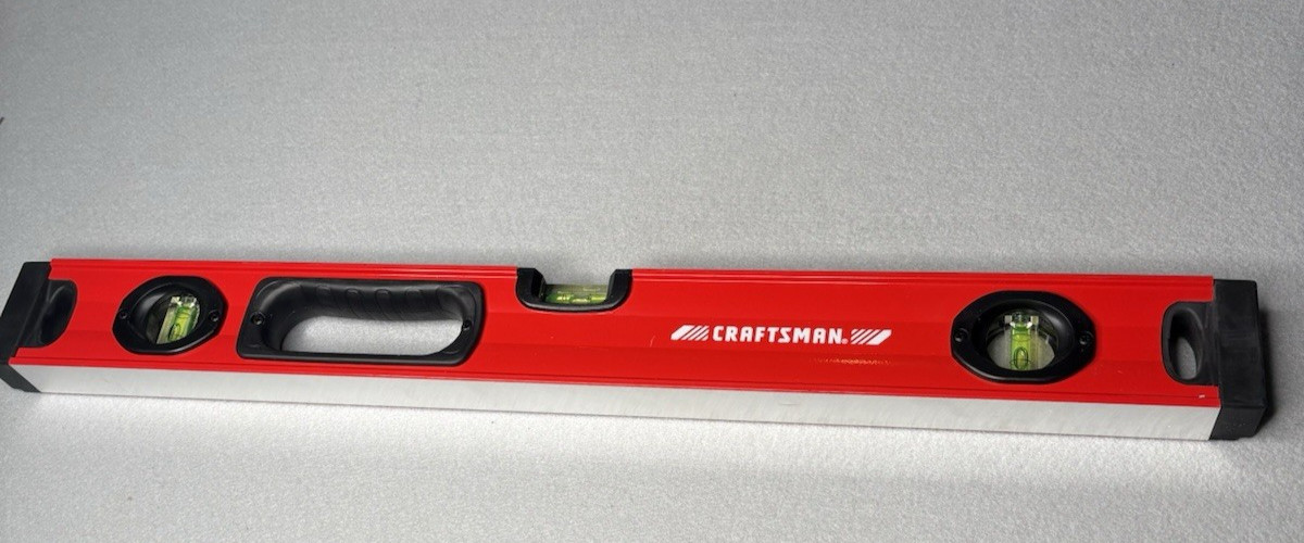 Craftsman Level Box Beam Level,24"