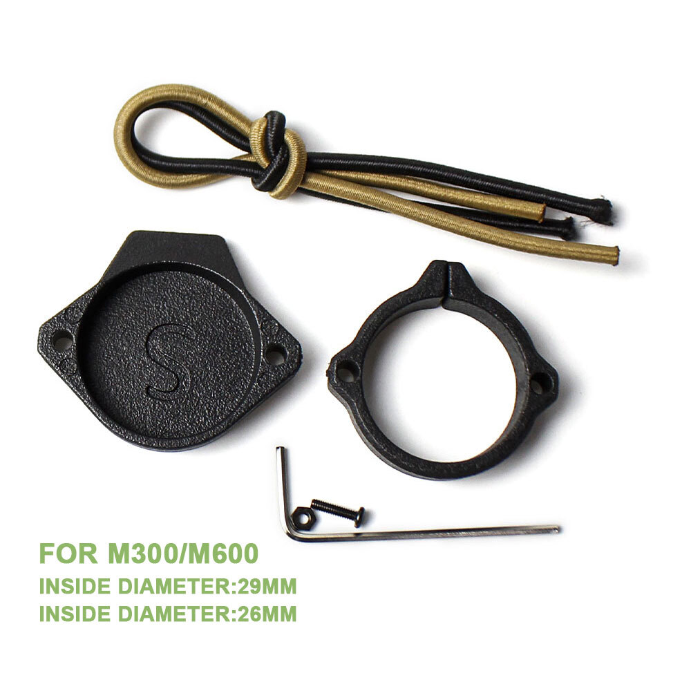 Weapon Flashlight Cap For M300 M600 M952V Light Front Lens Protector Cover