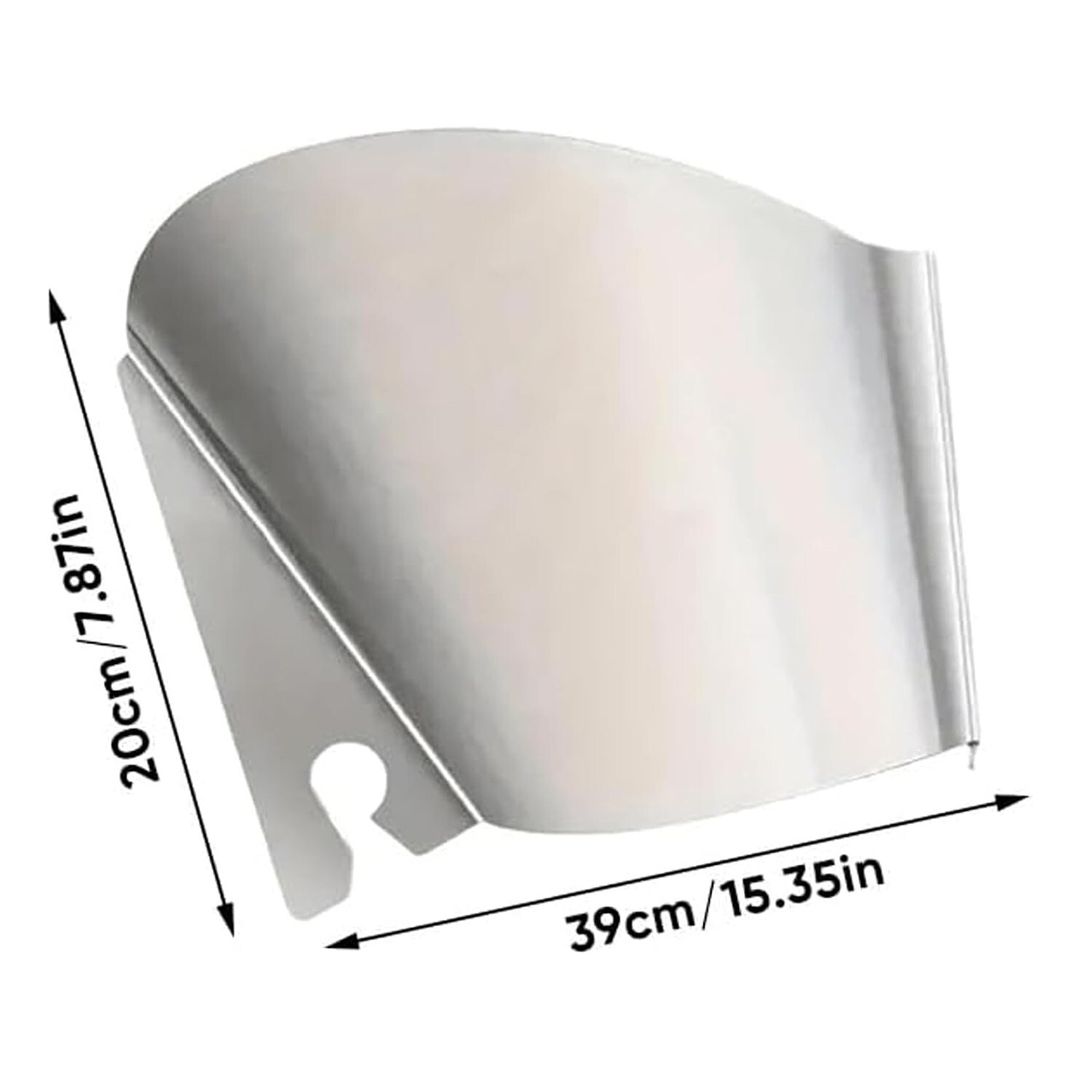 Stainless Steel Pouring Shield for Stand Mixer Versatile Shield Food Processing