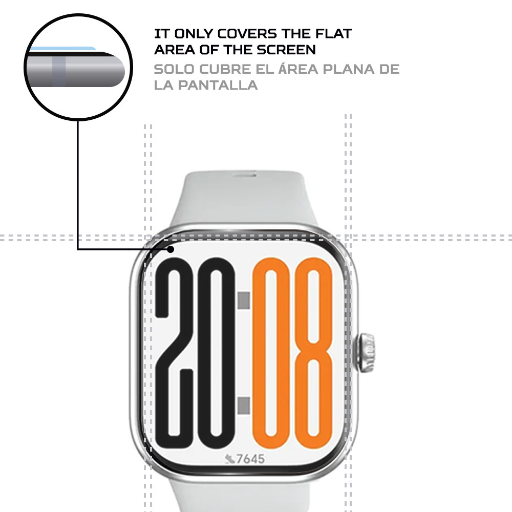 ANTISHOCK Screen protector for HONOR Watch InFoWear 2 pro