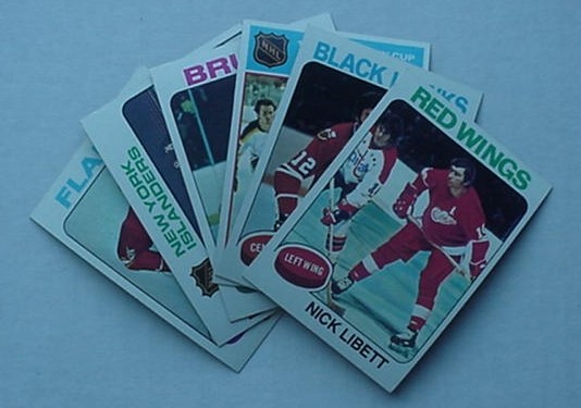 1975-76 TOPPS HOCKEY CARD SINGLES  *** 75¢ EACH+ ***$3.00 MINIMUM***