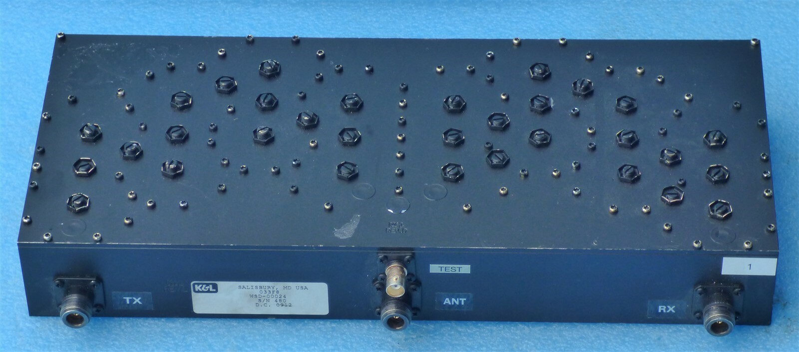 K&L Microwave WSD-00024 -AMPS Fullband Duplexer (Rx 824-849 & Tx 869-894 MHz)