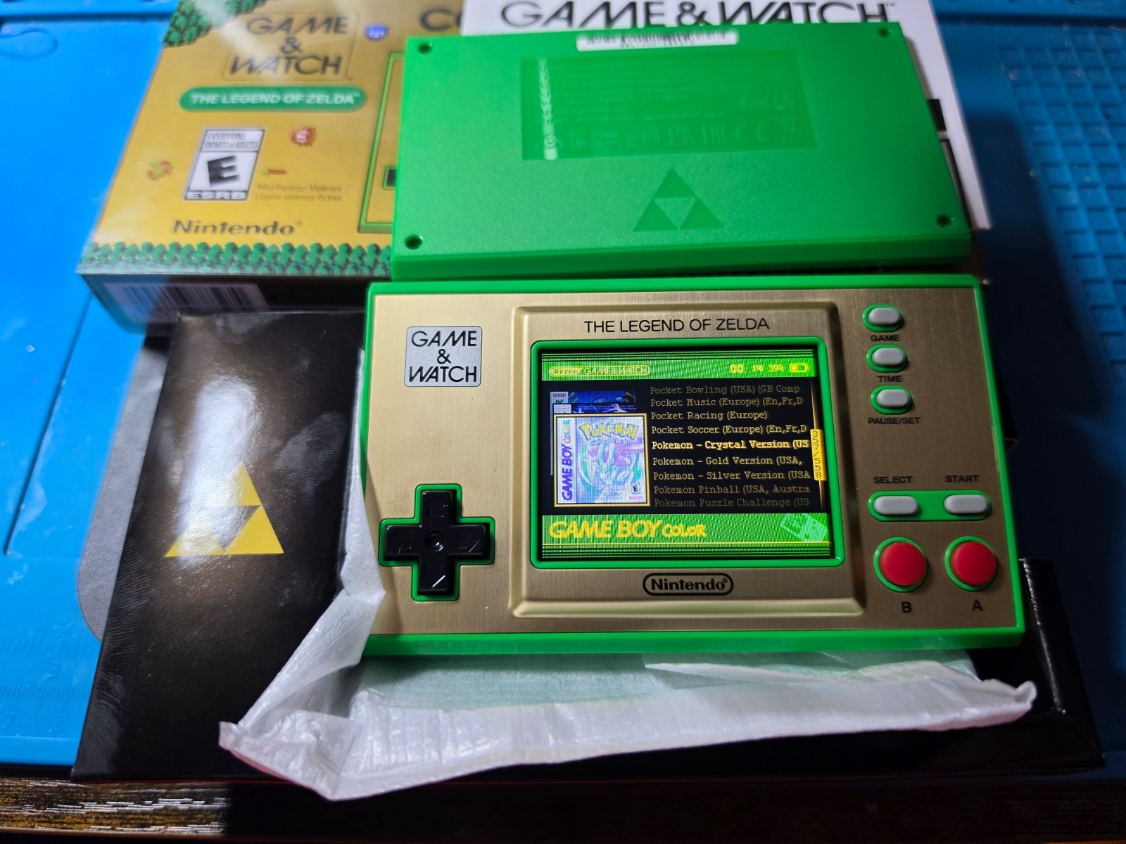 Zelda Game & Watch with MicroSD & Memory Upgrade (*New - opened to upgrade)