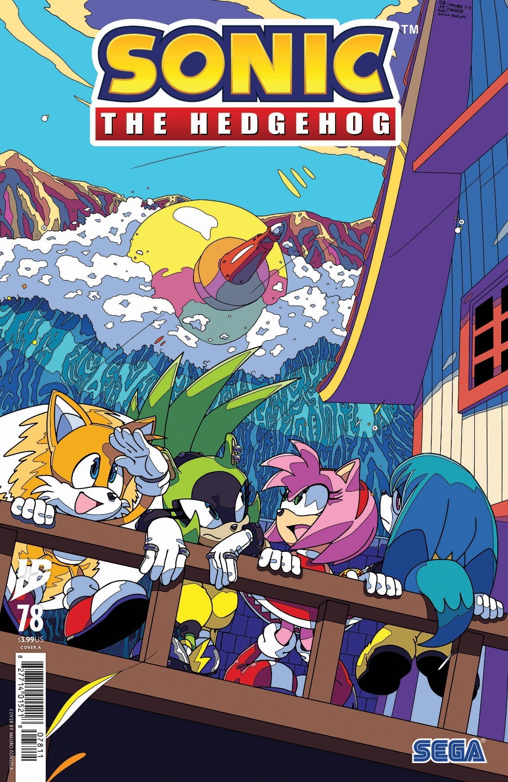 Sonic the Hedgehog #78 Cover A (Fonseca) (IDW Publishing 2025)