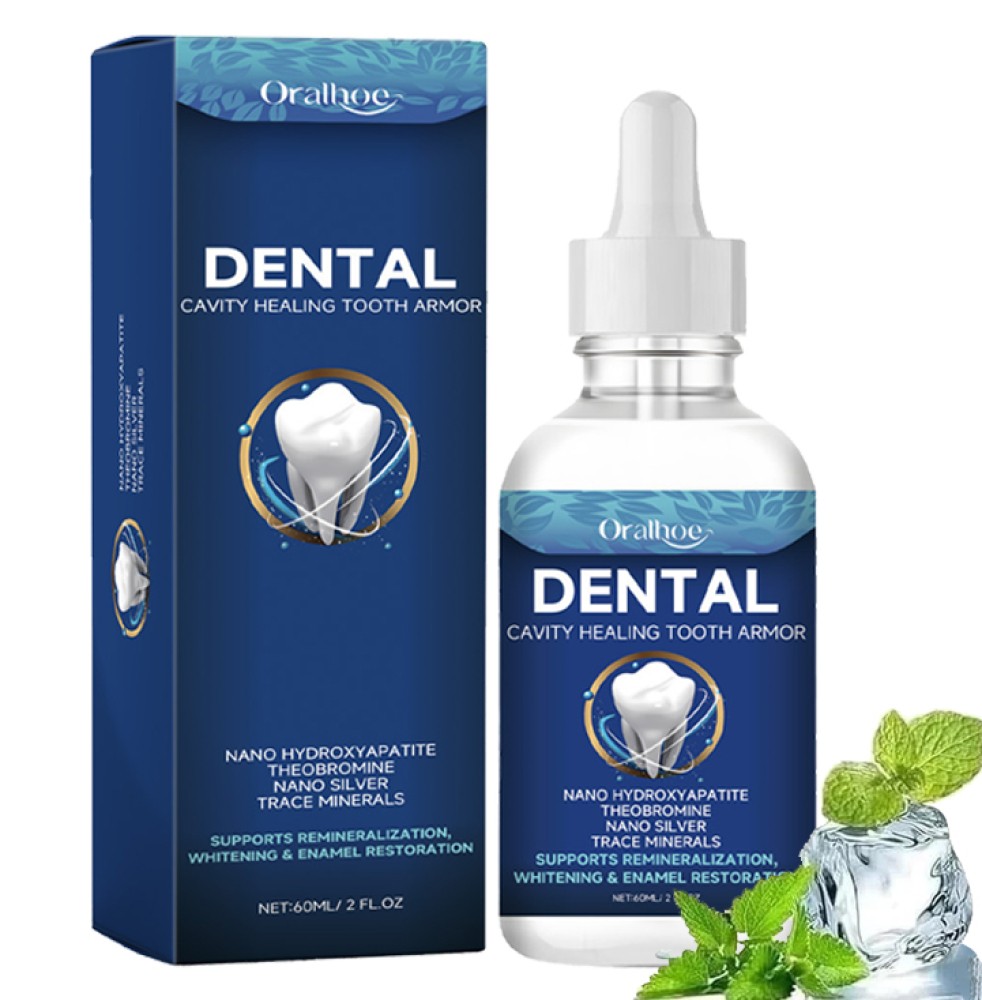 Oralhoe Tooth Care Solution Dental Cavity Healing Tooth Armor Gum Repair 60ML US
