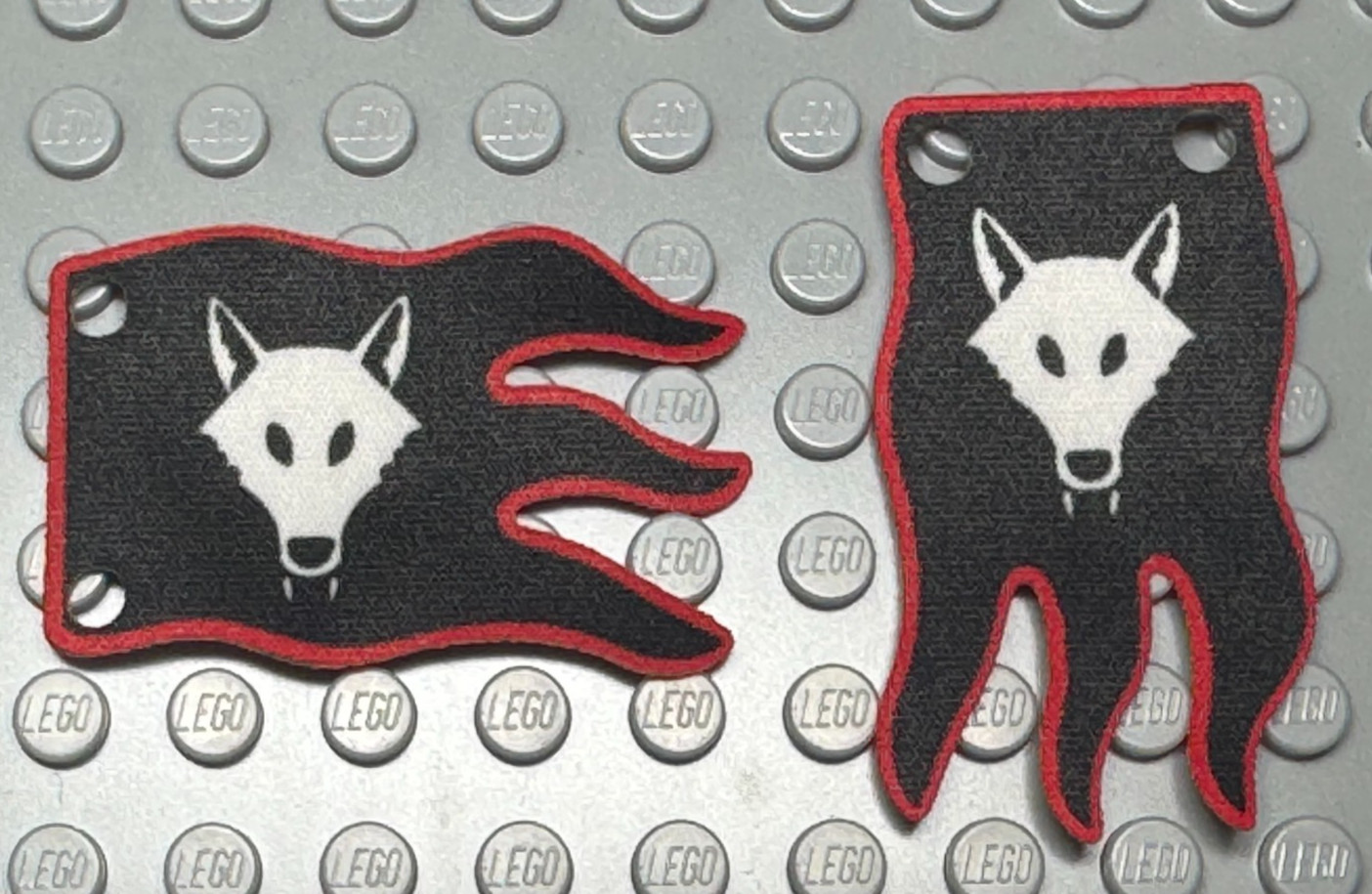 Cloth Wolfpack Flag Or Banner For LEGO® - Medieval, Castle, Knights, Wolves