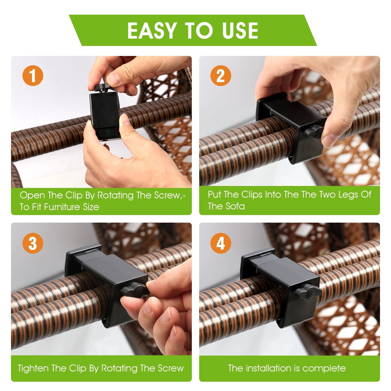 Adjustable Outdoor Furniture Clips Patio Sofa Clips,Sectional Sofa Furniture ...