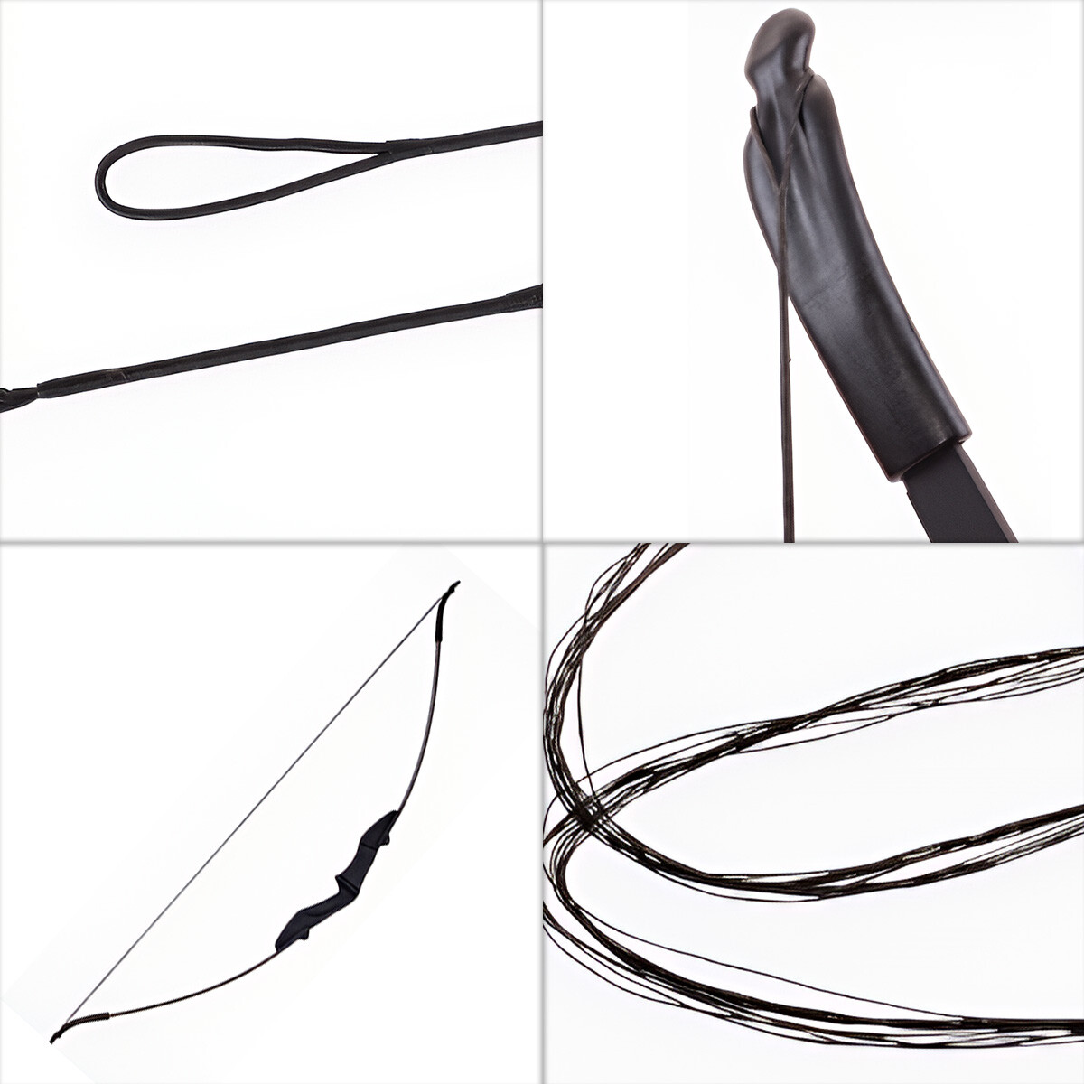 12 Strands Bow String Replacement for 57" Recurve Bow and Long Bow Bowstrings