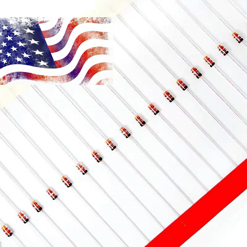 10pcs 1N4448 Diode DO-35 100V 500mA Fast Switching Signal Diode US SHIP