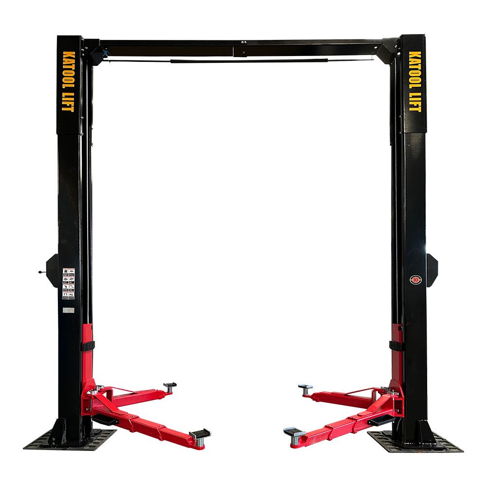 KATOOL 15000lb 2 Post Clear Floor Lift Single Release Direct Drive | KT-M150D