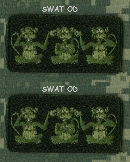 JSOC JOINT SP OPS TASK FORCE INFIDEL TRUNK MONKEY vêlkrö 2-TAB: 3-Wise-Monkey