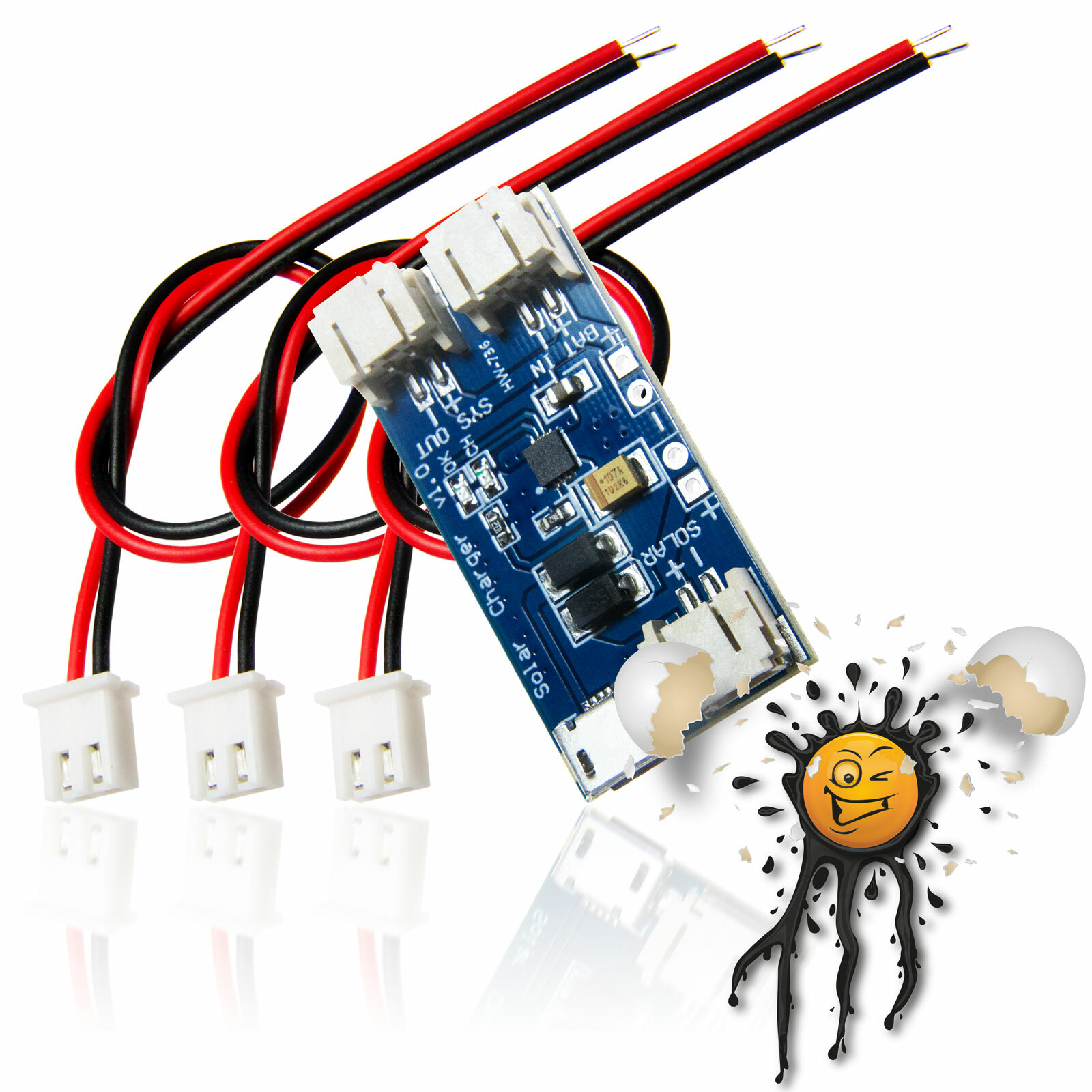 CN3065 Solar Battery Charge Controller Lithium Lion Charger Module 4.4-6V 0.5A USB JST-PH