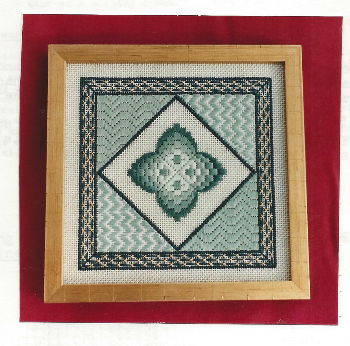 Framed Medallion ~ Westridge Designs - Jody Gergens 1984 Needlepoint Pattern