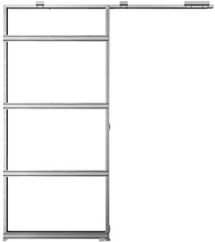 Rocket Door Galvanized Steel Frame Single Pocket Door Frame ONLY System Kit