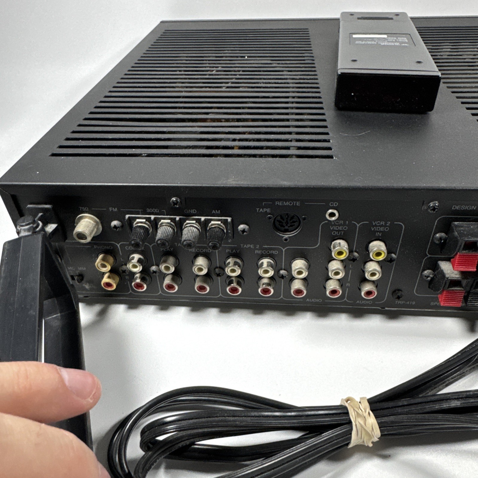 Acoustic Research X-06 Stereo Receiver Tested & Working Includes Control