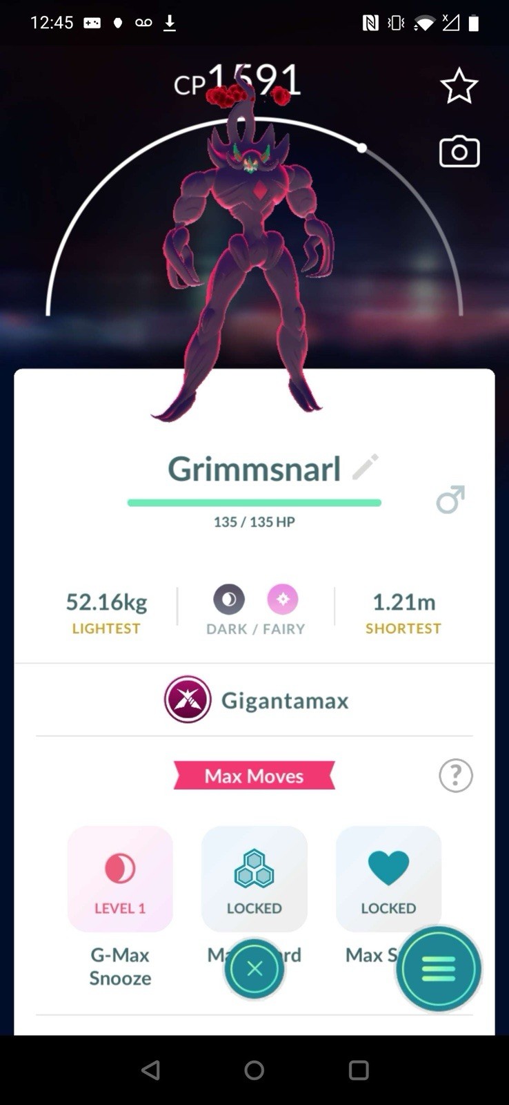 Gigantamax Grimmsnarl - Pokémon Trade Go