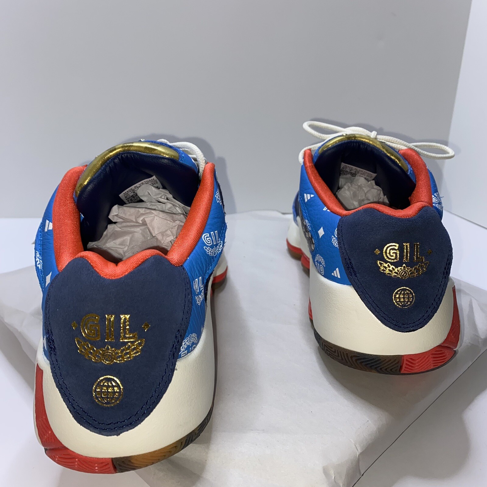 Adidas Agent Gil Restomod Athletic Shoes Snake Skin Multicolor GY6483 Men’s 8.5