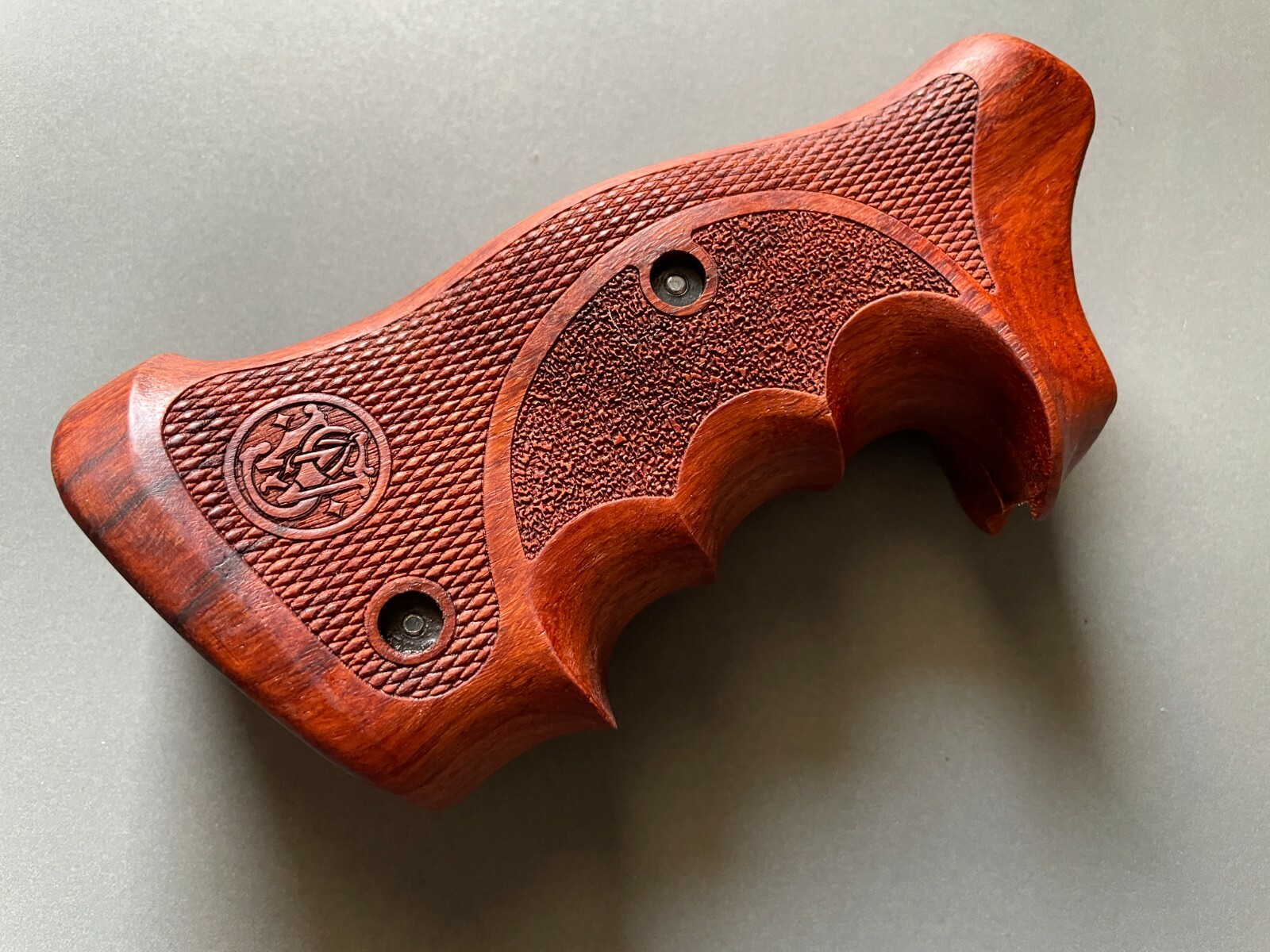 New Professional Target Grips for S&W K/L Frame Square Butt Hardwood Closed Back