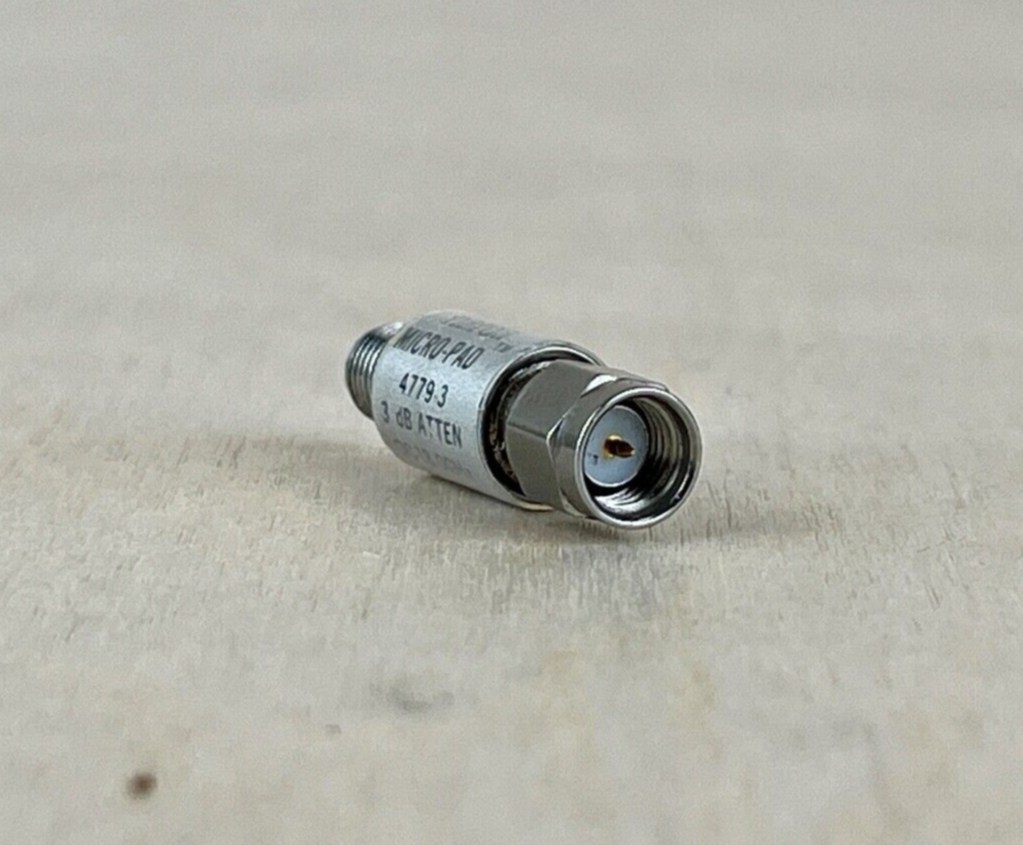 Narda Micro-Pad 4779-3 Fixed Attenuator 3dB DC - 18GHz 2W SMA RF