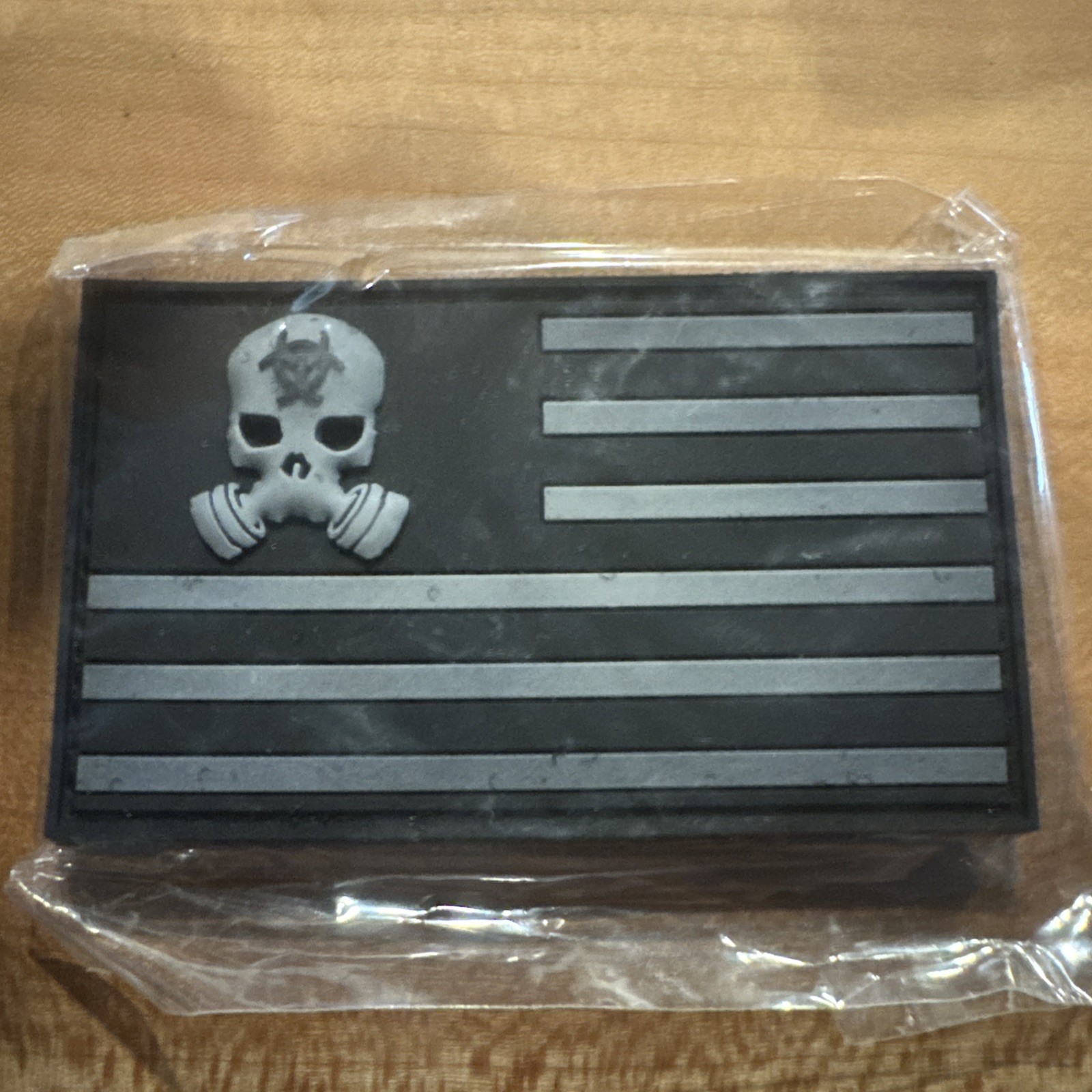 ZERT NATION Zombie Glow In Dark “USA FLAG" – PVC Patch Zombie Zero Day