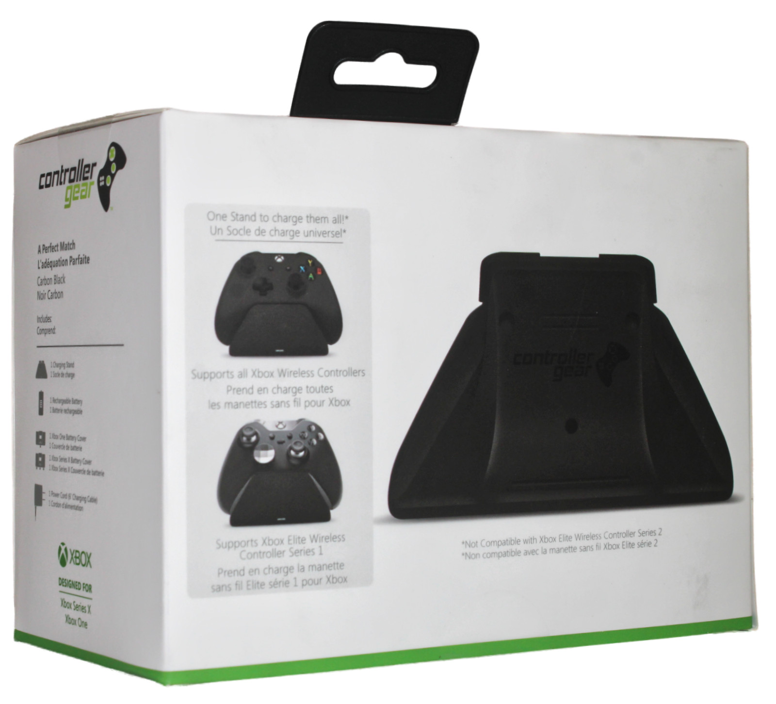 Controller Gear Carbon Black Universal Xbox Pro Controller Quick Charge Stand