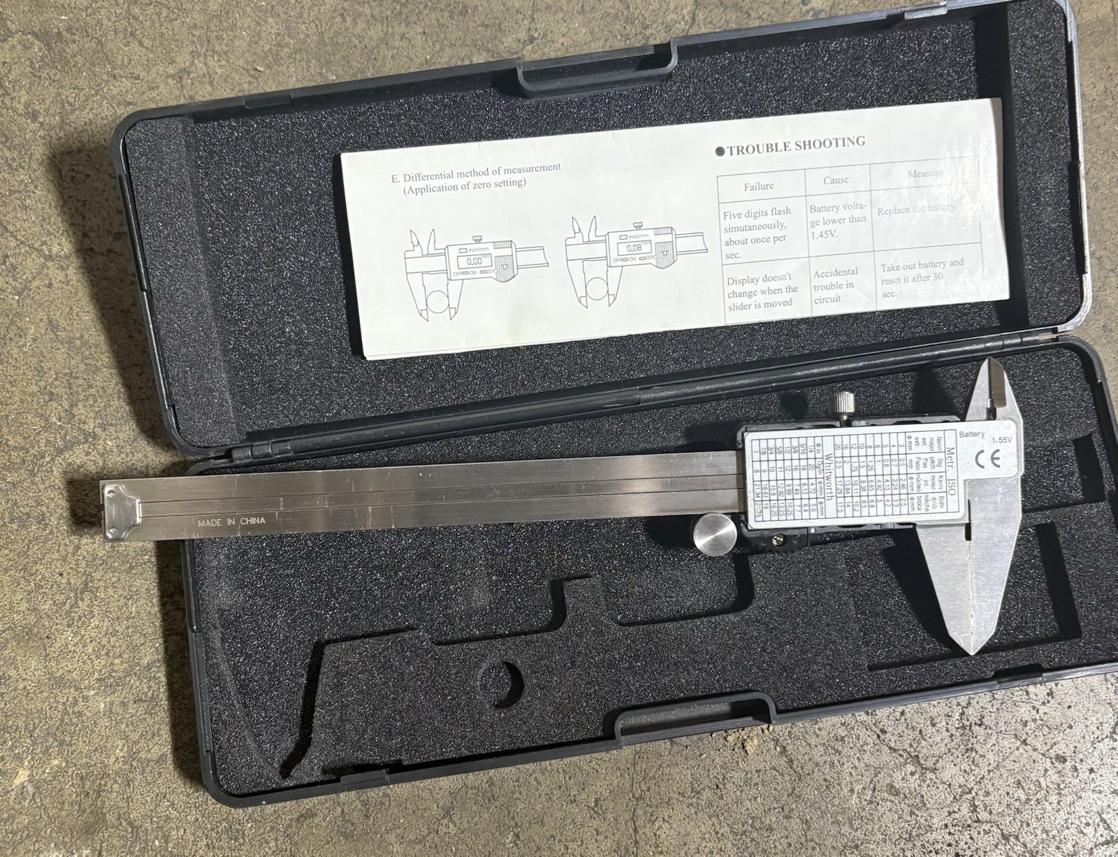 Digital Caliper Electronic Measuring Tool 6" 150mm Reloading