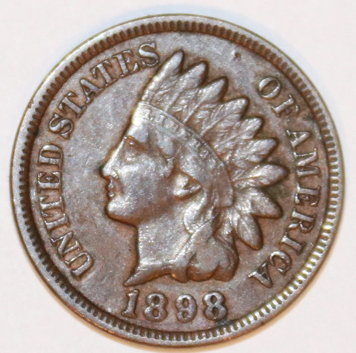 1898 INDIAN HEAD CENT - Fine - #3761E