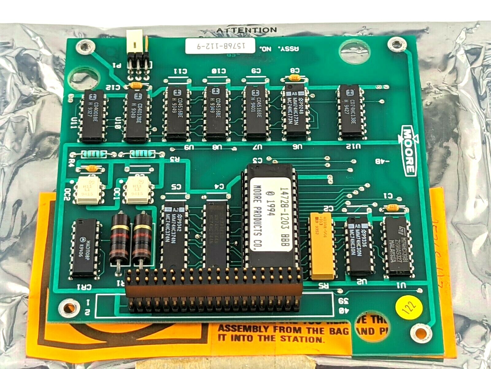 NEW Siemens Moore 15768-112-BBB Computer Pulse Input Controller Card, 15768112