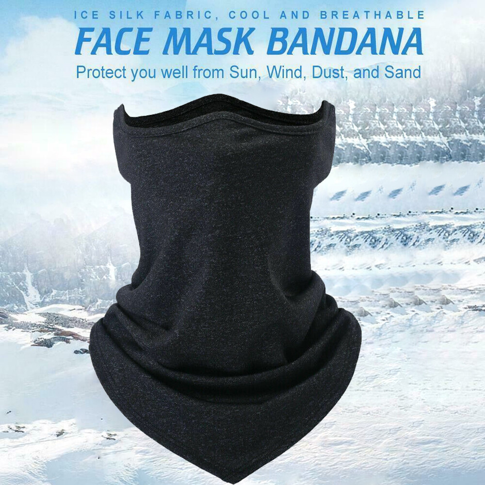 Neck Gaiter Bandana Face Mask Cooler UV Sun Protection Cooling Gator Head Shield