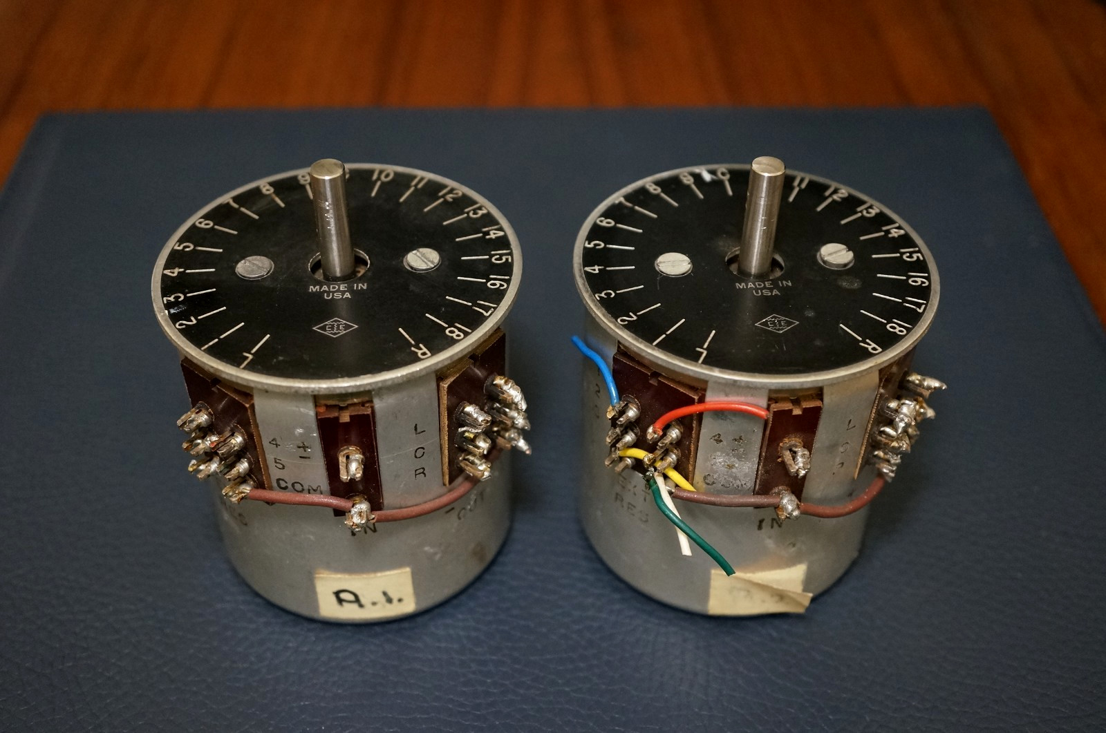 2  Daven Western Electric Cinema Aerovox 600 Ohm Potentiometer