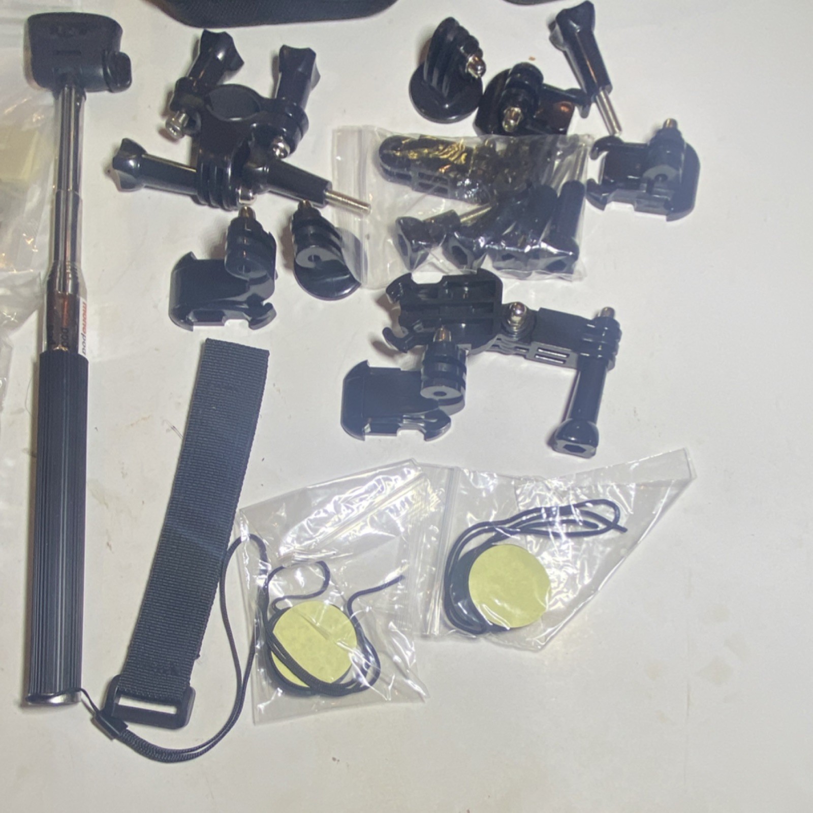 GoPro Hero Accessory Bundle, Mounts, Straps, Case, Adjustable, Tripod Mount