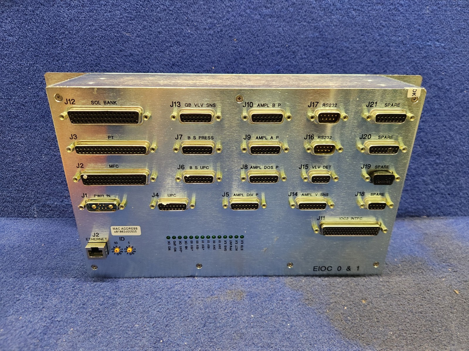 EIOC 0 & 1, ASM, HALO, FE-HD, 685-200773-001, Rev B, CONTROLLER, LAM RESEARCH