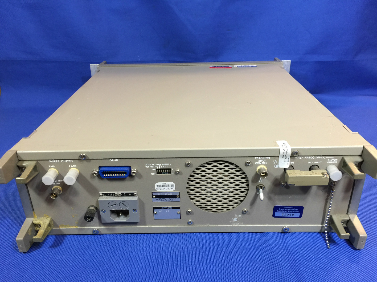 Anritsu MG443B Synthesizer / Level Generator, Tested