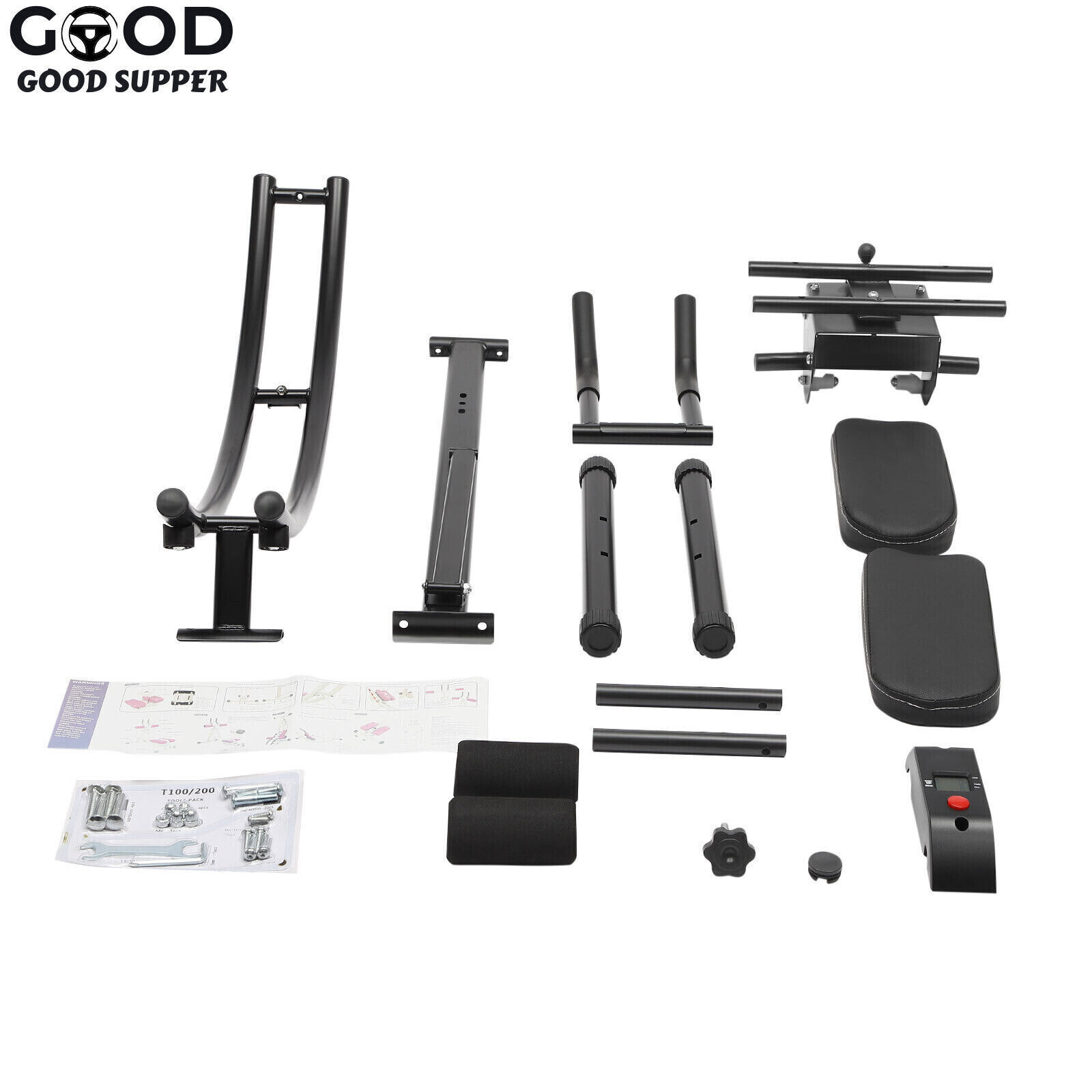 Ab Machine Coaster Abdominal Crunch Trainer fit Home Gym Core Workout Equipment