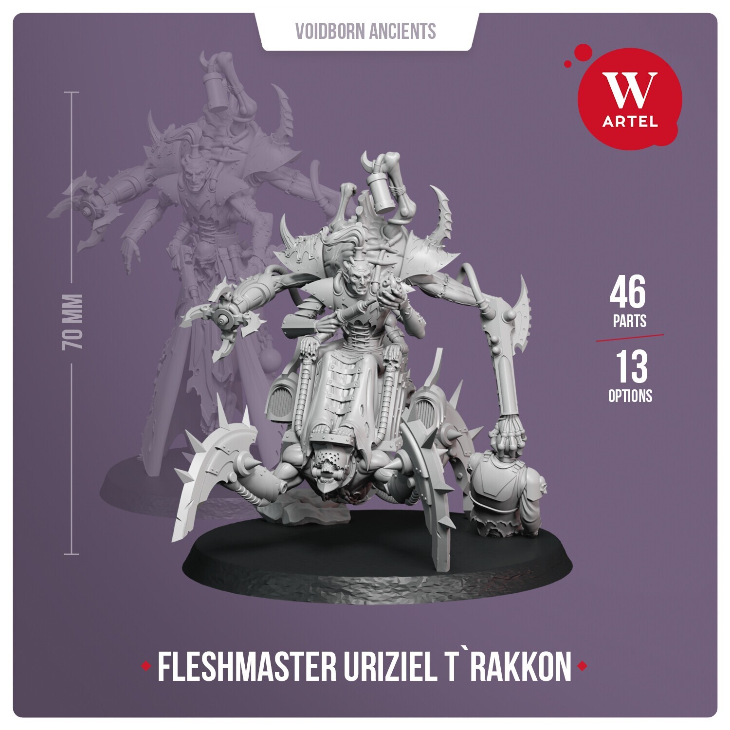 Urien Rakarth Drukhari Fleshmaster Uriziel T`Rakkon Artel W Haemonculus Wracks