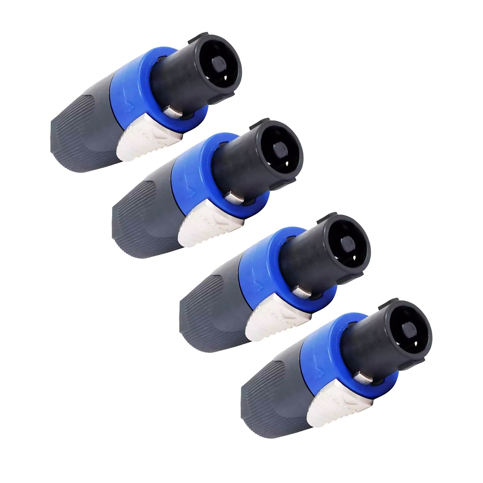 4x NL4FC Speaker 4 Pole Cable Plug Connectors for Audio Speaker Replacement