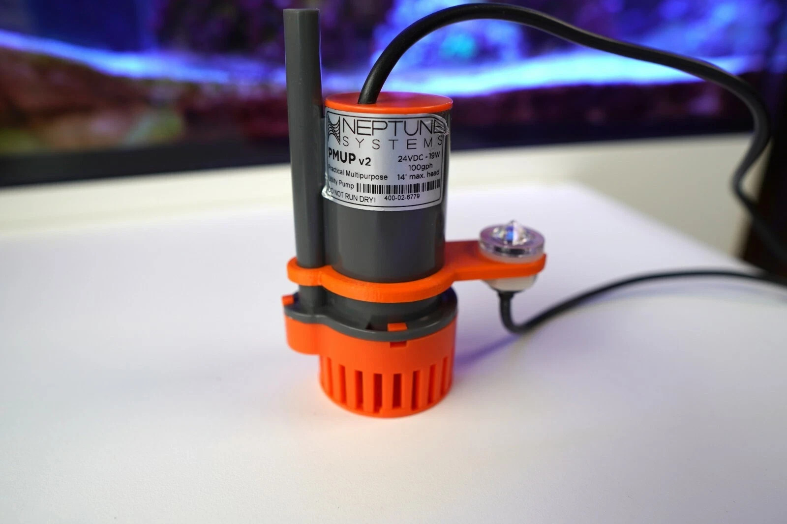 Neptune Apex PMUP V2 Optical Sensor or Float Switch Mount 3d PRINTED