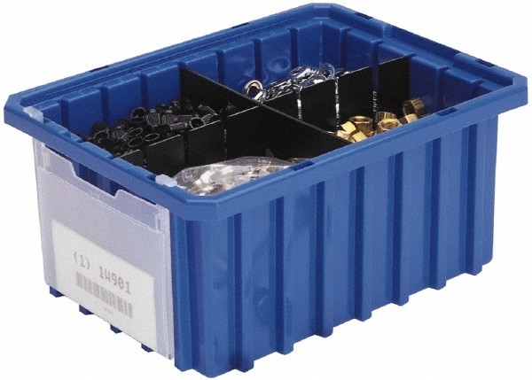 6 Pack Akro-Mils 41224 Short Divider for Akro-Grid Box 33224,15-1/2" W x 3.4" H