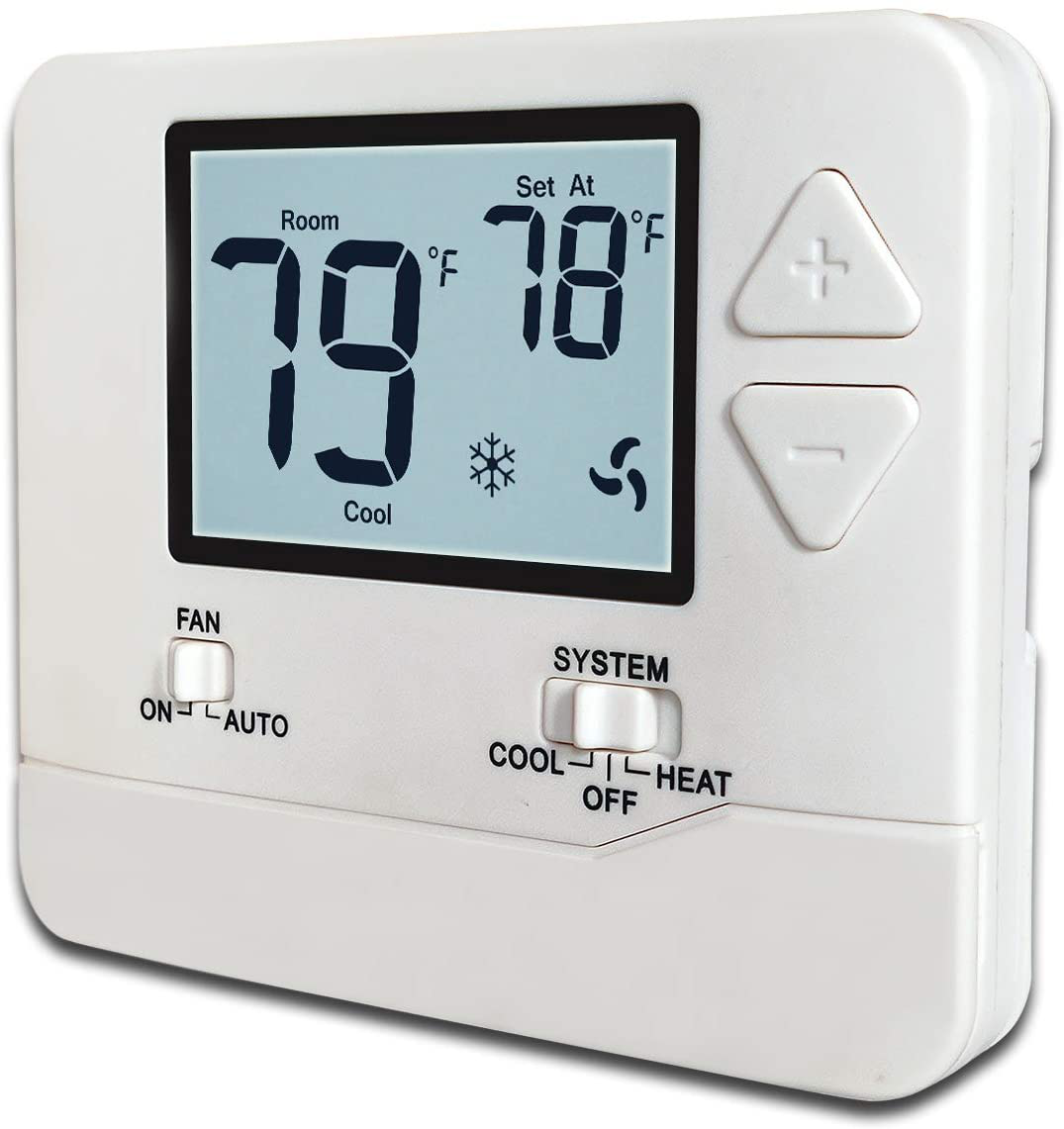 Digital Wall Electronic Non Programmable Thermostat STN-701 Heat / Cool