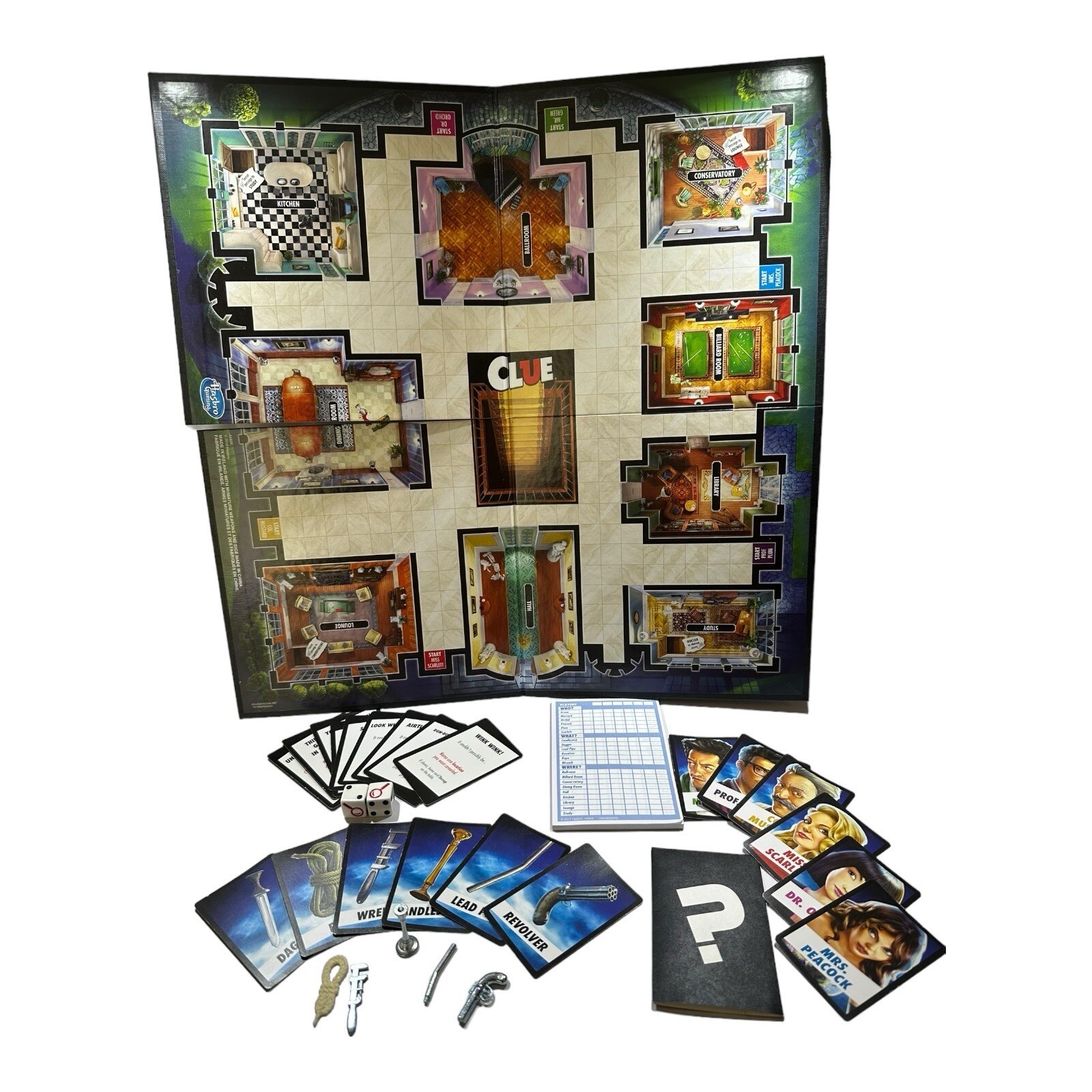 Clue Board Game Parts Replacement Pieces