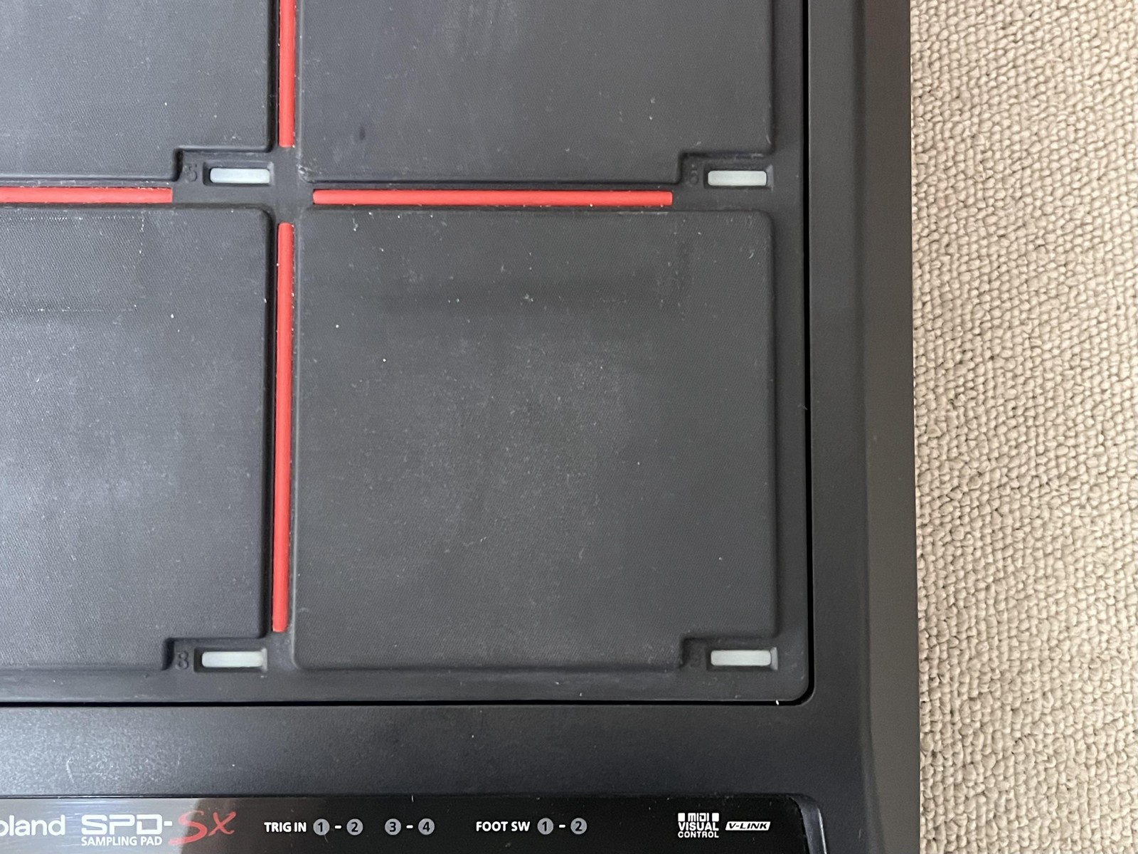 Roland SPD-SX Sampling Pad 9-Pad Digital Percussion MIDI USB Tested Working