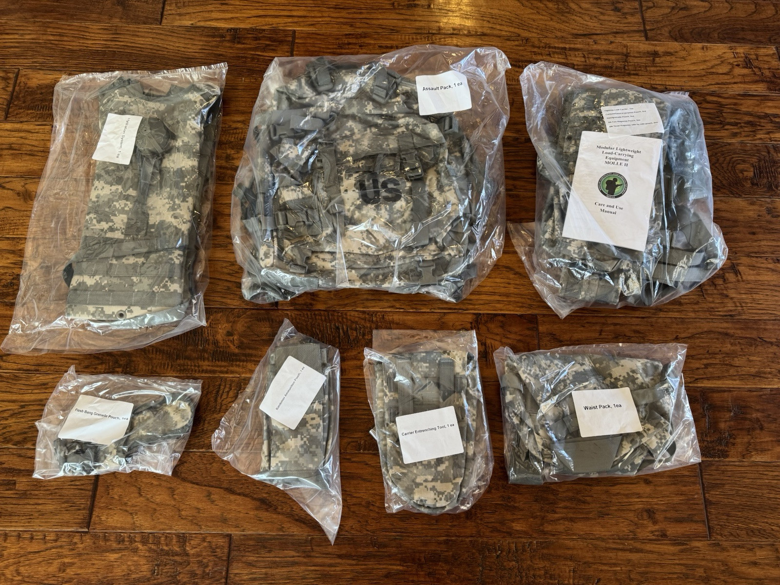 US Army Molle Rifleman Multicam Modular Lightweight 16 Piece Kit - New/Sealed