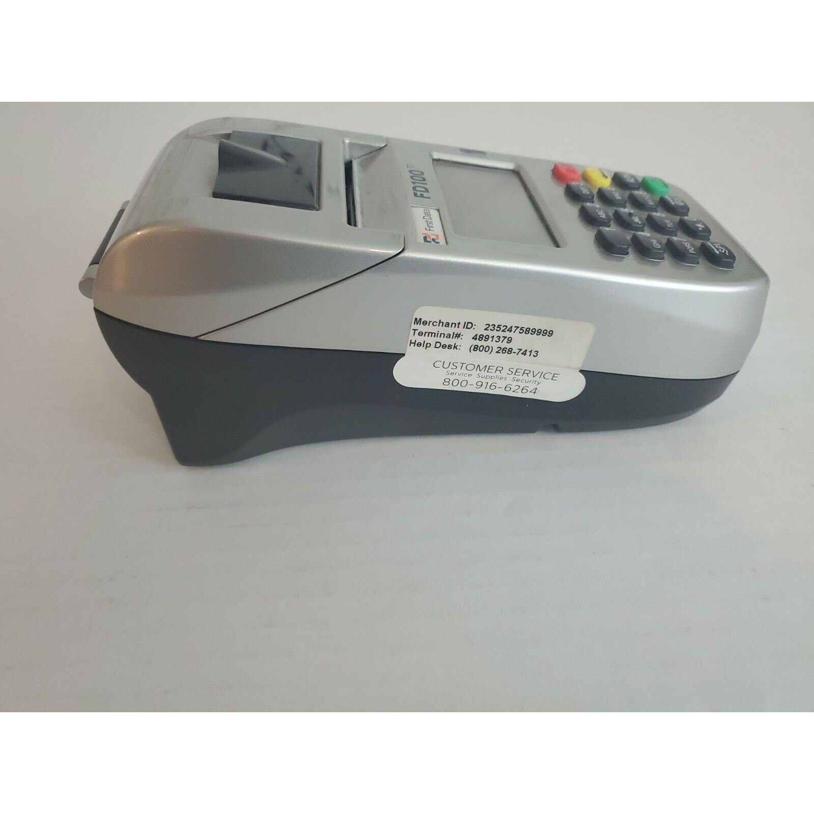 FIRST DATA FD100ti Terminal Credit Card Machine NO Charger Untested