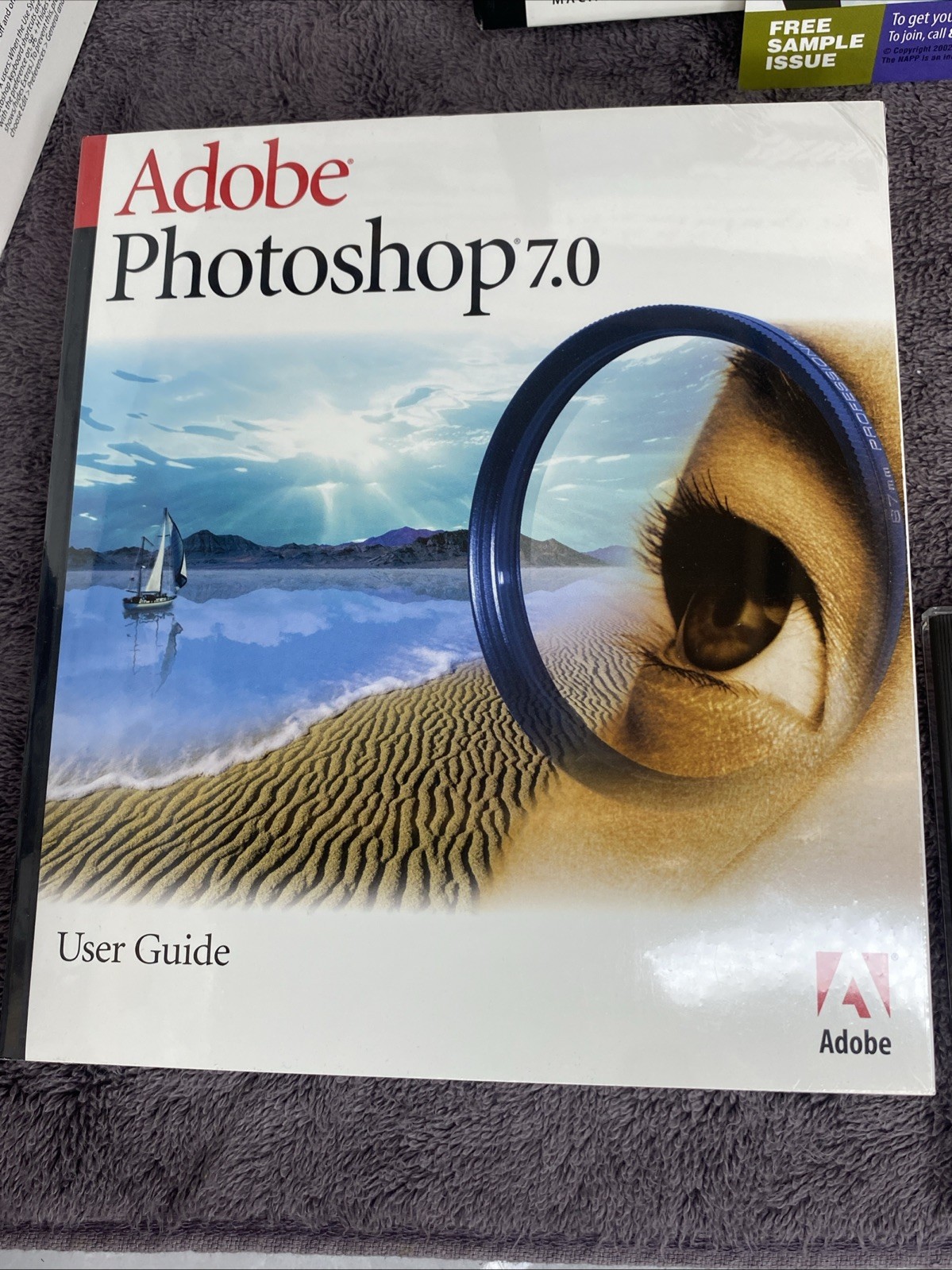 Adobe Photoshop 7.0 Full Version for Macintosh Original Big Box, Disc, Book