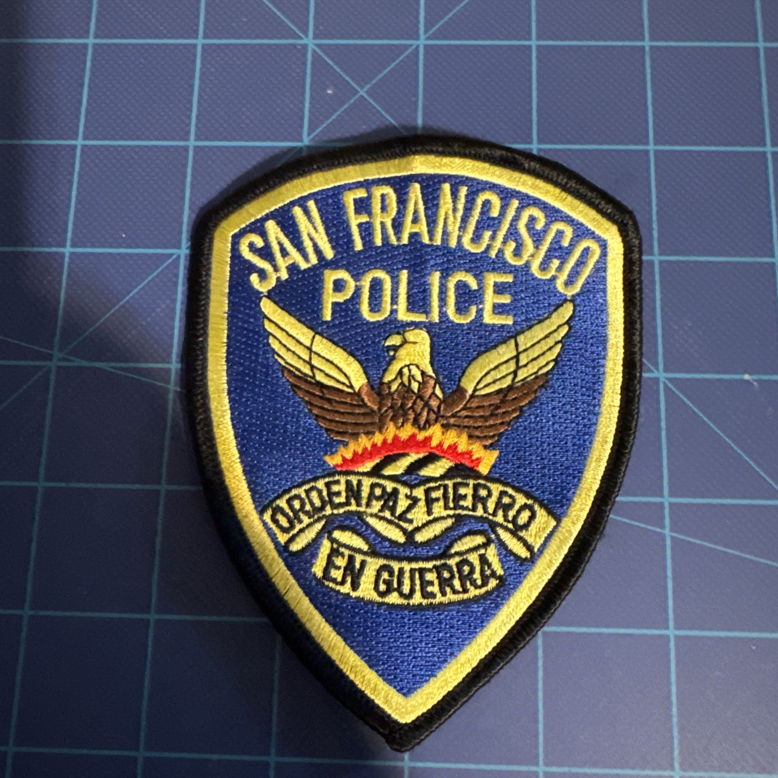 San Francisco Police Shoulder Patch 3rd Issue 1980's, California, NOS