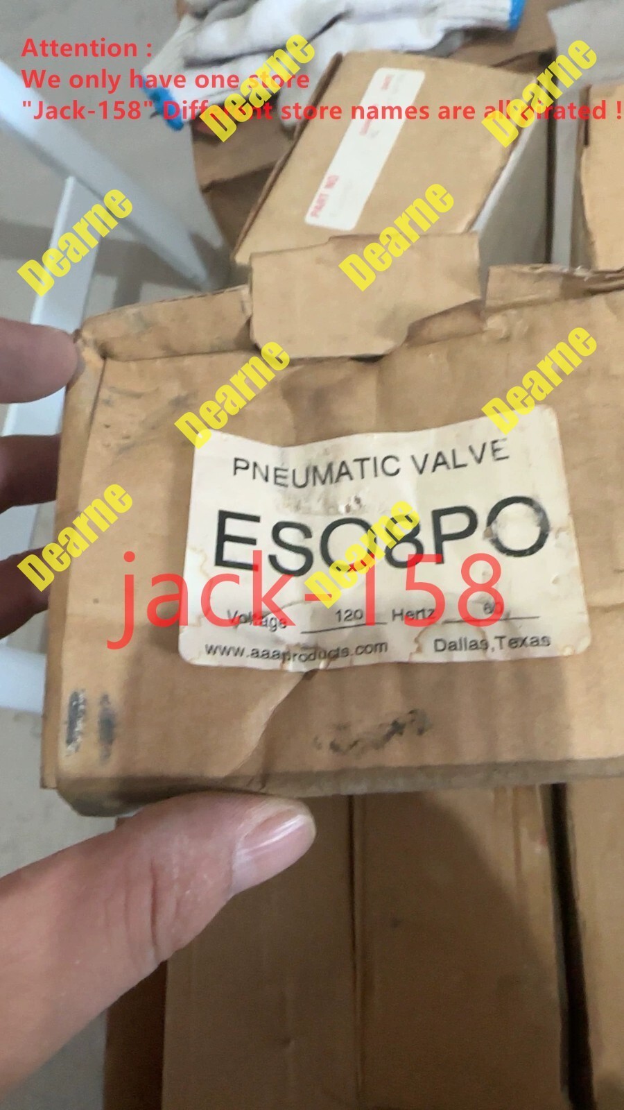ESO8PO BY DHL OR Fedex