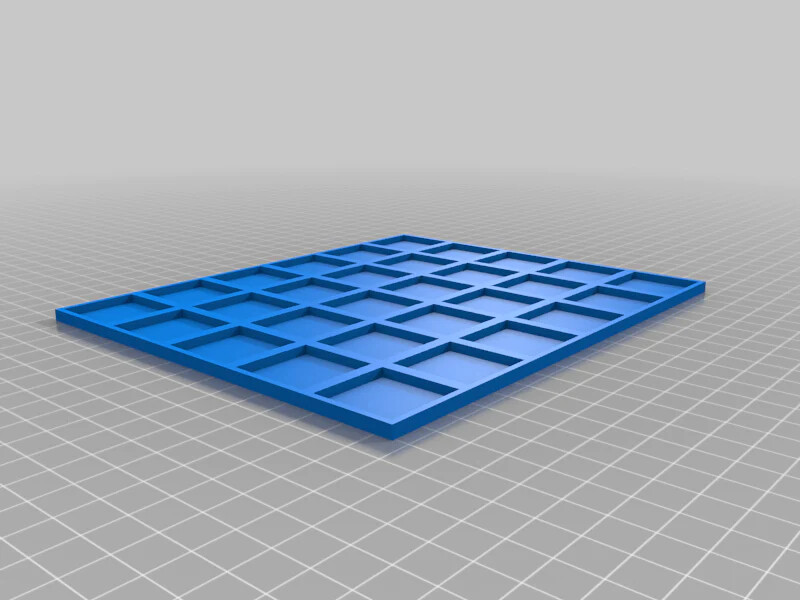 25mm Square To 30mm Square Base Conversion Movement Trays - old world compatible